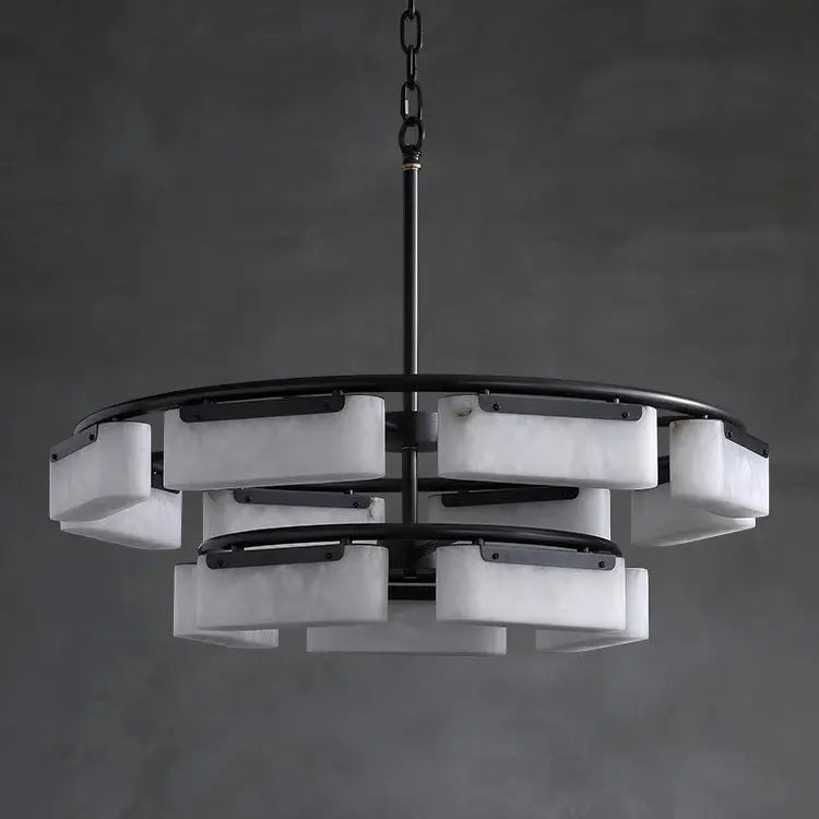 Spain Alabaster Modern Chandelier Lighting Indoor    Chandelier Fabtiko