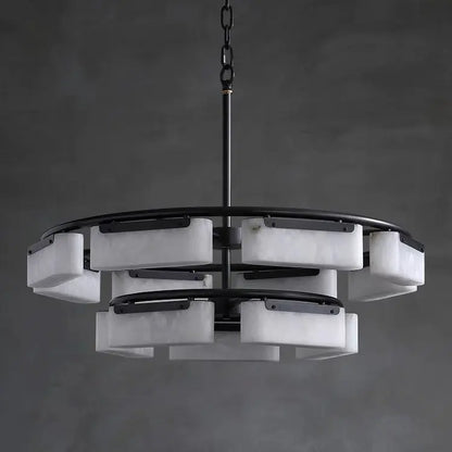 Spain Alabaster Modern Chandelier Lighting Indoor    Chandelier Fabtiko