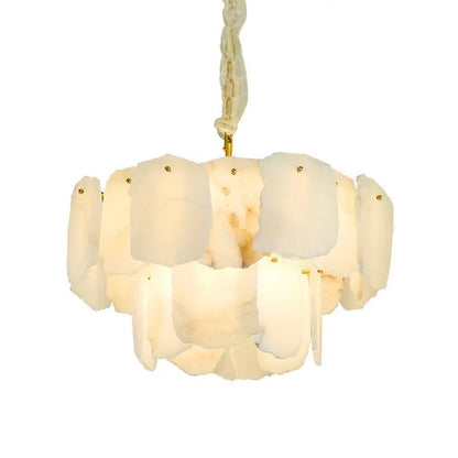 Spain Alabaster Modern Living Room Chandeliers 2 Layer   Chandelier [product_tags] Fabtiko
