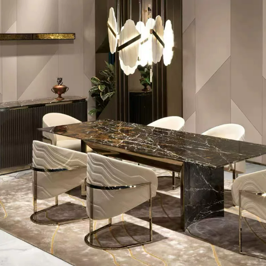 Duplex Living Room Spanish Alabaster Chandelier