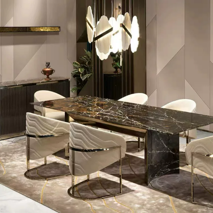 Duplex Living Room Spanish Alabaster Chandelier