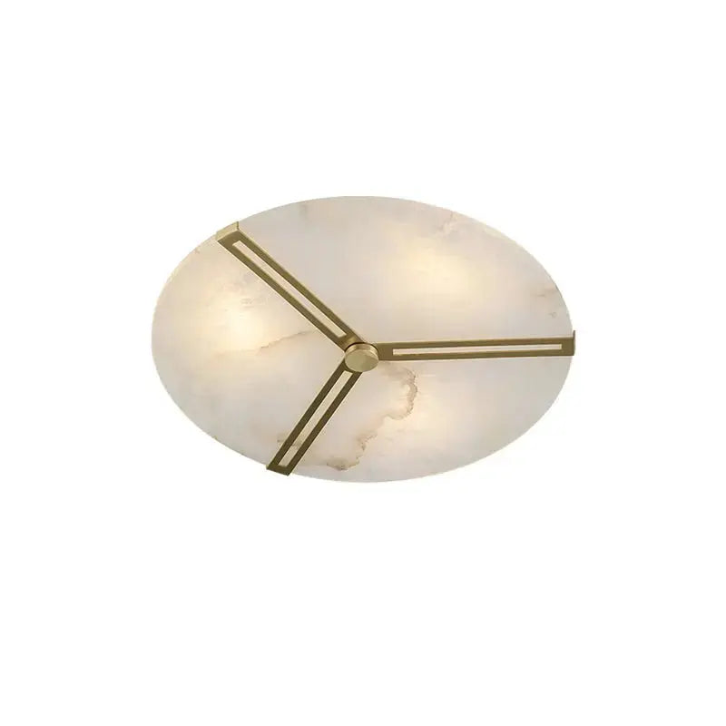 Brass Alabaster Flush Mount Ceiling Light    Ceiling Lamp [product_tags] Fabtiko