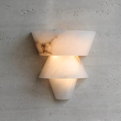 Mid-Century Style Alabaster Wall Sconce