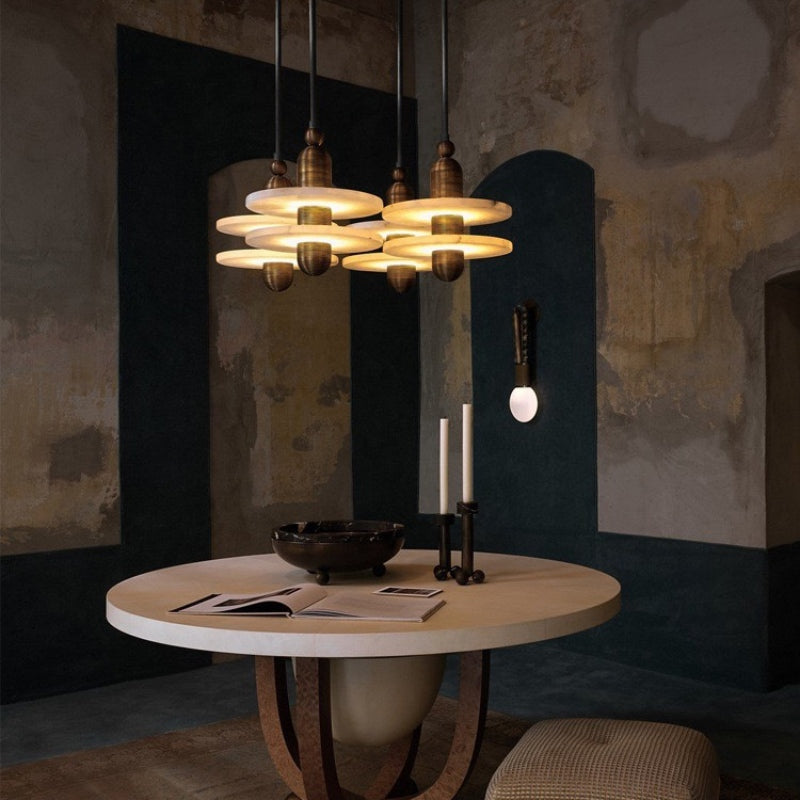 Alabaster Modern Pendant For Dining Room