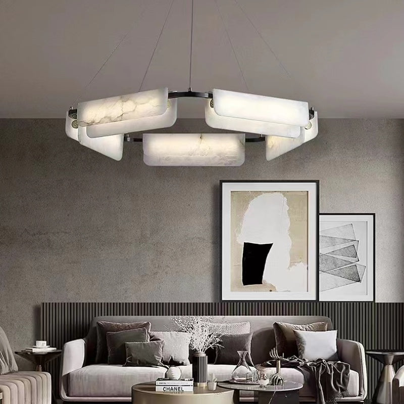 Spain Alabaster Modern Bedroom Chandeliers