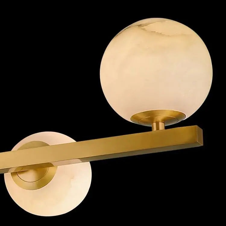 Alabaster Brass Globe Pendant Lights    Pendant [product_tags] Fabtiko