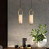 alabaster brass pendant light fixtures dining room