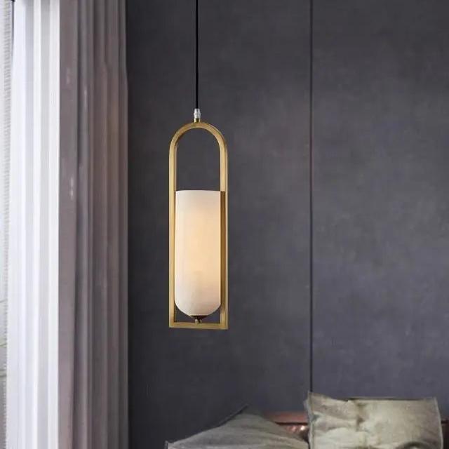 Alabaster Brass Pendant Light Fixtures Dining Room Fabtiko