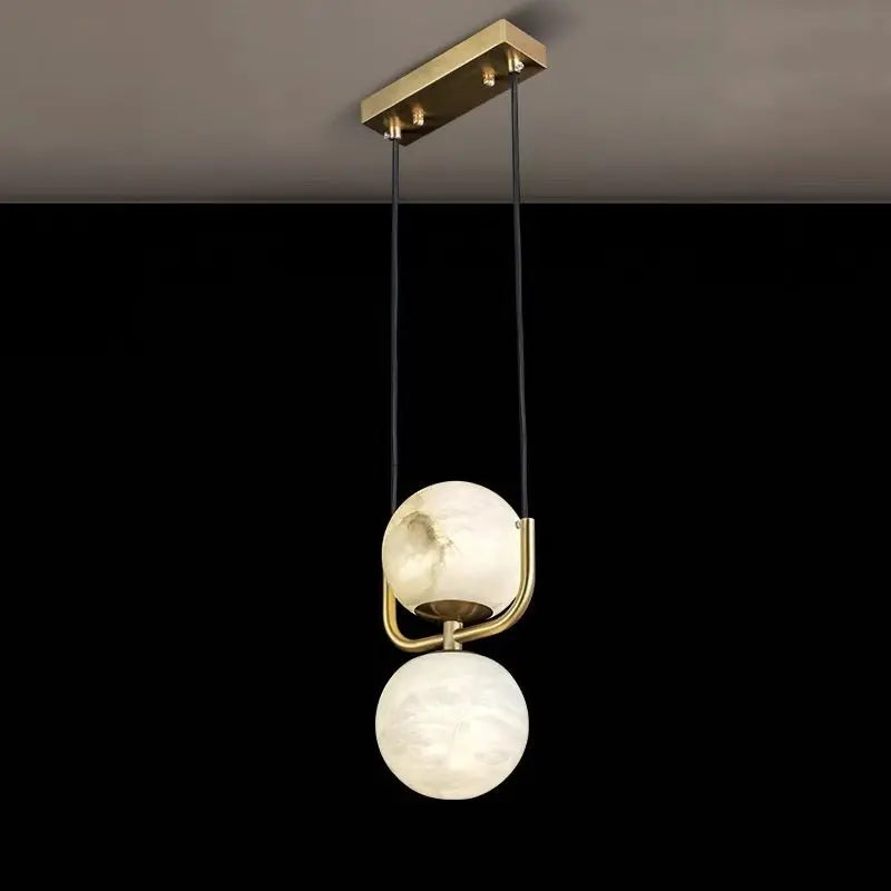 Alabaster Brass Pendant Lights For Bedroom    Pendant [product_tags] Fabtiko