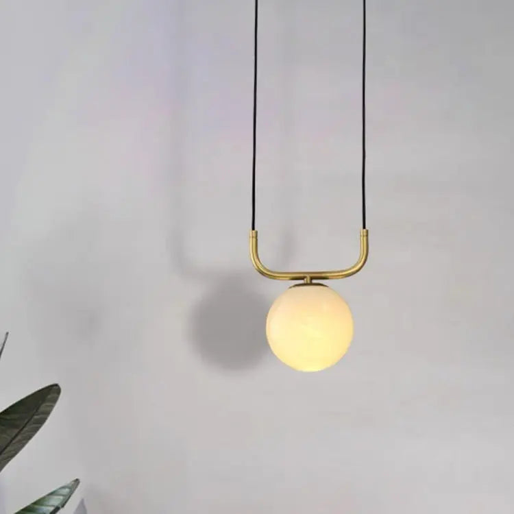 Alabaster Brass Pendant Lights For Bedroom    Pendant [product_tags] Fabtiko