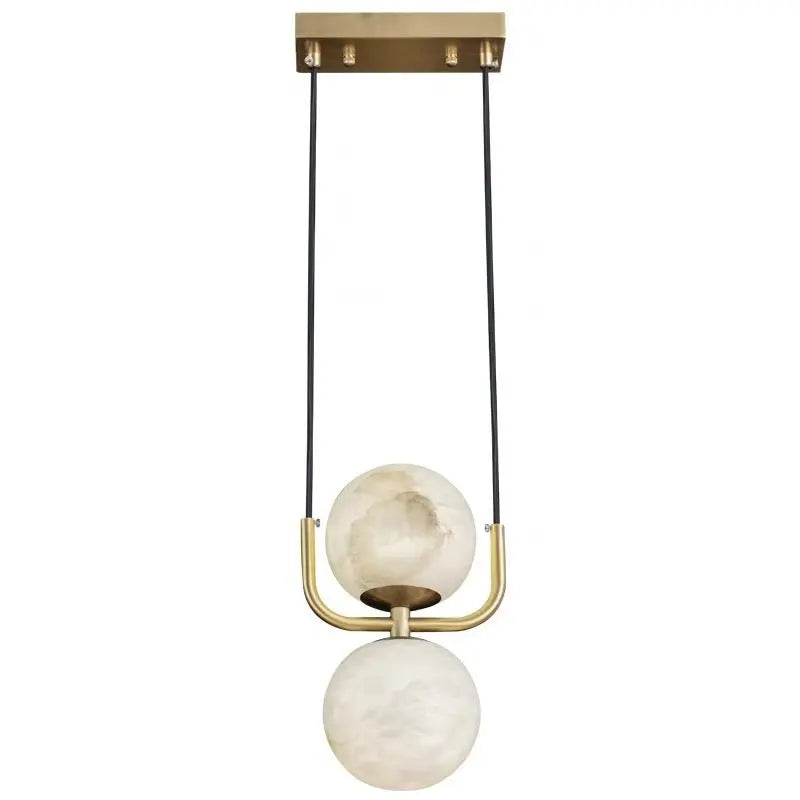 Alabaster Brass Pendant Lights For Bedroom    Pendant  Fabtiko