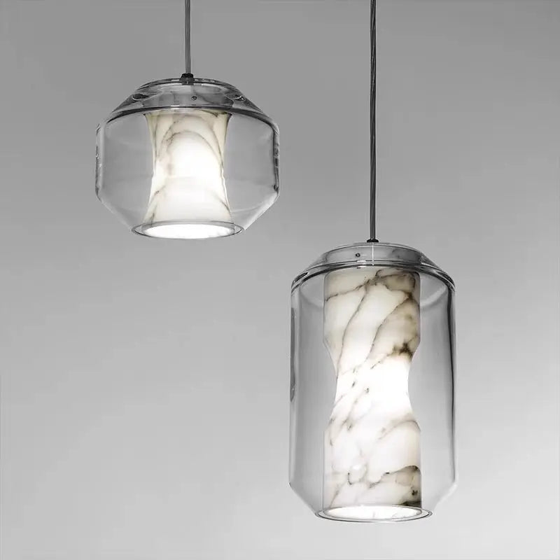 Alabaster Glass Pendant Lights Dining Room    Pendant [product_tags] Fabtiko
