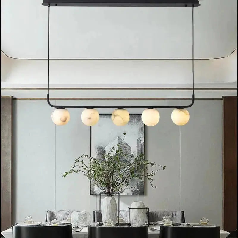 Alabaster Global Linear Pendant Light 39.4&quot; L   Pendant [product_tags] Fabtiko