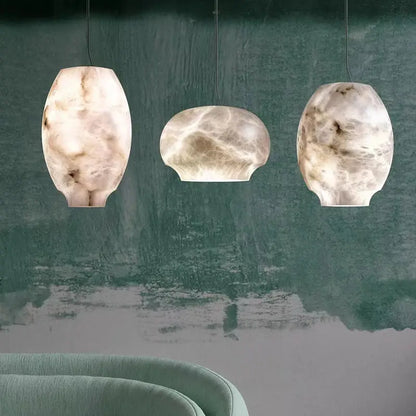 Pendant Alabaster Lantern Pendant Lights Fabtiko