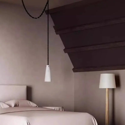 Pendant Alabaster Modern 3-Light Marble Chandelier Fabtiko