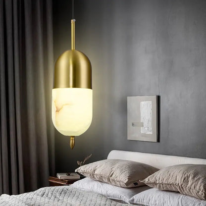 Alabaster Modern Pendant Lights For Bedroom 4.72&quot;D*16.54&quot;H   Pendant [product_tags] Fabtiko