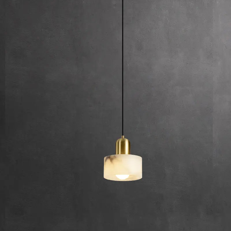 Alabaster Pendant Lamp For Bedroom 5.9&quot;D*6.3&quot;H   Pendant [product_tags] Fabtiko