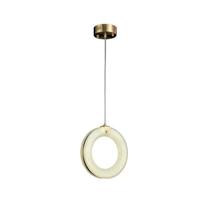Alabaster Ring Pendant lights Living Room 9.84&quot;D   Pendant [product_tags] Fabtiko