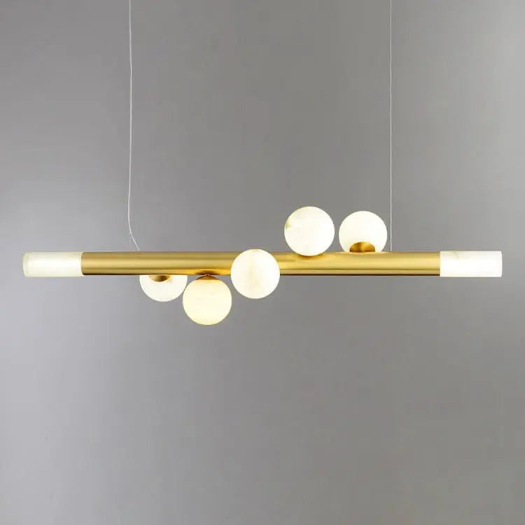 Modern Alabaster Pendant Lighting For Dining Room 5 Lights   Pendant [product_tags] Fabtiko