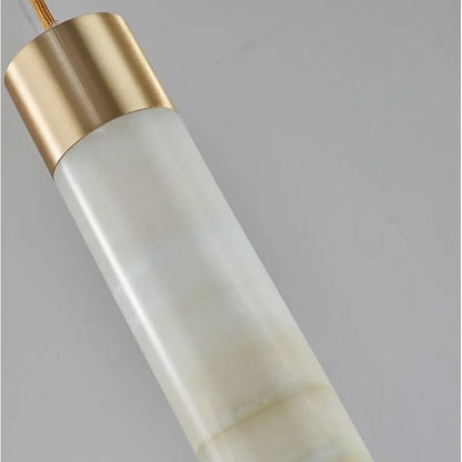 Natural Alabaster Stone Living Room Pendant Light
