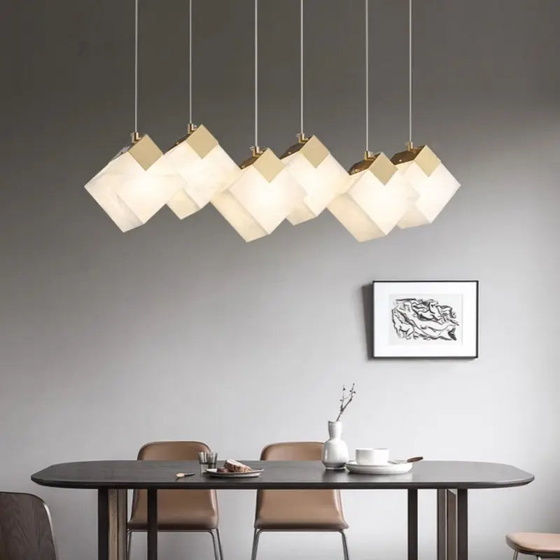 Pendant Real Alabaster Pendant Lights For Dining Room Fabtiko