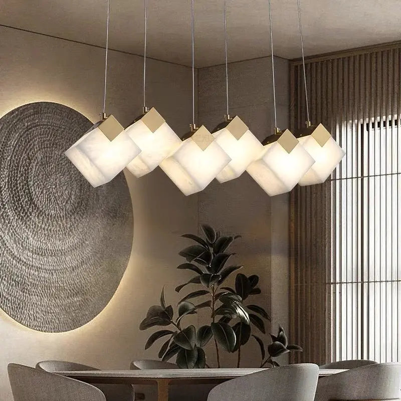 Real Alabaster Pendant Lights For Dining Room    Pendant [product_tags] Fabtiko