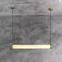 Spain Alabaster Brass Tube Linear Pendant 3.15"D*31.49"L   Pendant Fabtiko