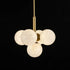 Spain Alabaster Global Rod Cord Pendant Lights 5 Ball Pendant Fabtiko