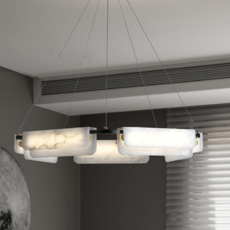 Spain Alabaster Modern Bedroom Chandeliers