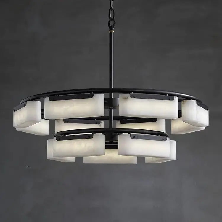 Spain Alabaster Modern Chandelier Lighting Indoor  Chandelier Fabtiko