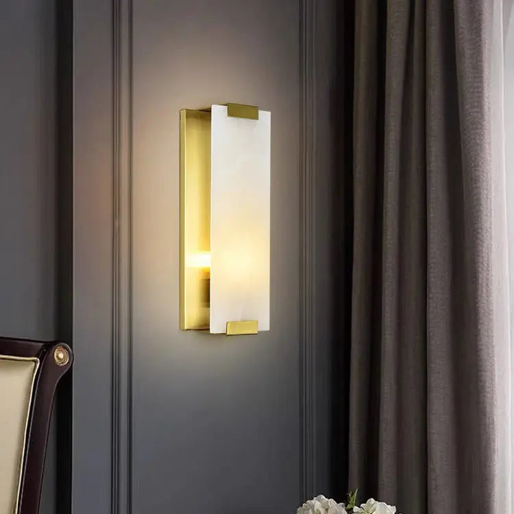 Alabaster Foyer Entryway Gallery Wall Sconces    Wall Sconce [product_tags] Fabtiko