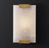 Alabaster Foyer Entryway Gallery Wall Sconces Brass 5.9"D*10.43"H  Wall Sconce [product_tags] Fabtiko
