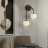 Alabaster Glo Modern Wall Sconce In Bedroom Black   Wall Sconce [product_tags] Fabtiko