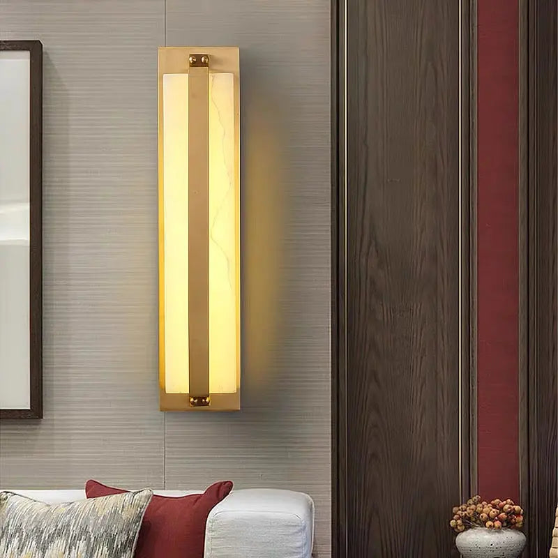 Alabaster Hallway Sconce Light Fixture    Wall Sconce [product_tags] Fabtiko