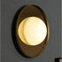Wall Sconce Alabaster Hemisphere Wall Sconce Fabtiko