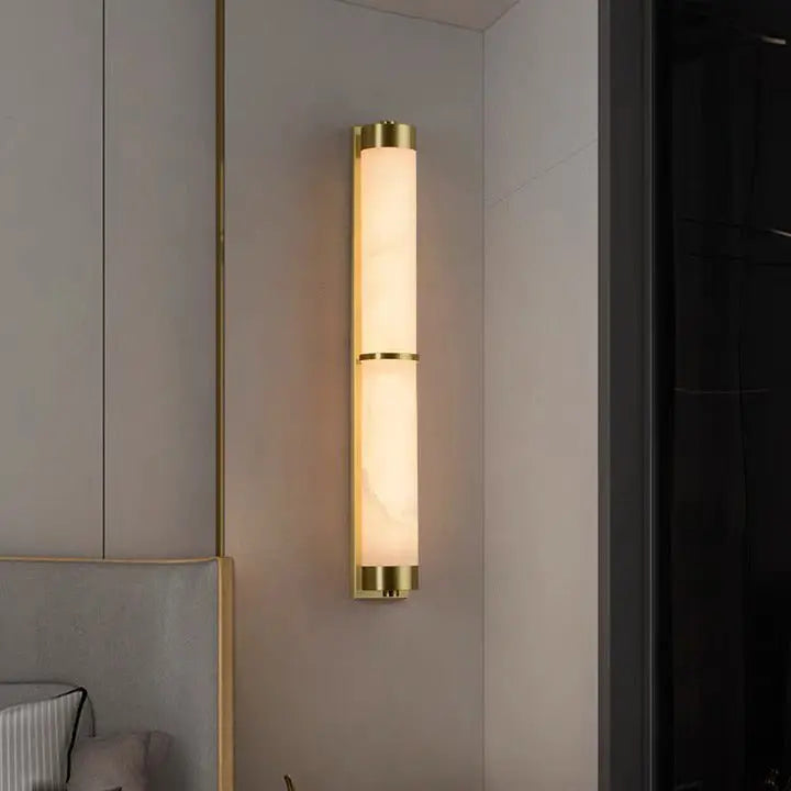 Alabaster Linear Wall Sconce For Living Room    Wall Sconce [product_tags] Fabtiko