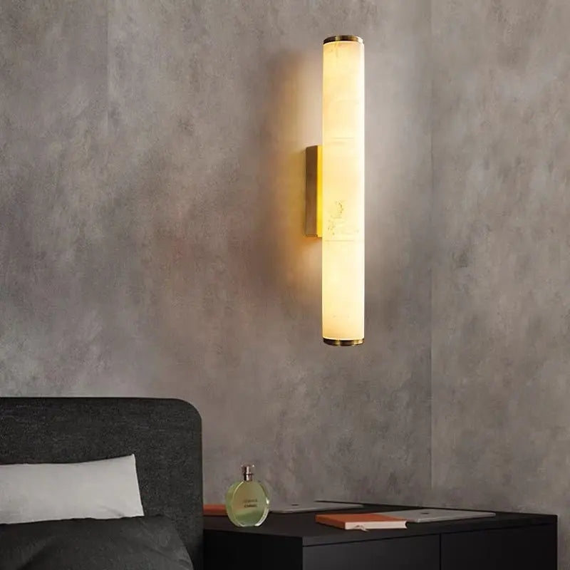 Alabaster Linear Wall Sconces Living Room    Wall Sconce [product_tags] Fabtiko