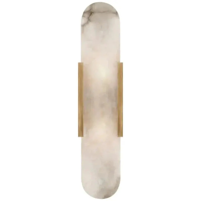Alabaster Linear kitchen Wall Sconce 13.8&quot;H*4.05&quot;W Brass  Wall Sconce [product_tags] Fabtiko