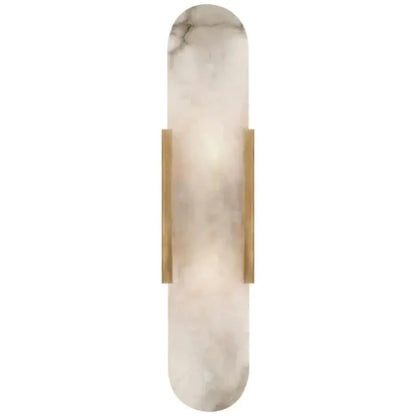 Alabaster Linear kitchen Wall Sconce 13.8&quot;H*4.05&quot;W Brass  Wall Sconce [product_tags] Fabtiko