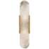 Alabaster Linear kitchen Wall Sconce 13.8"H*4.05"W Brass  Wall Sconce [product_tags] Fabtiko