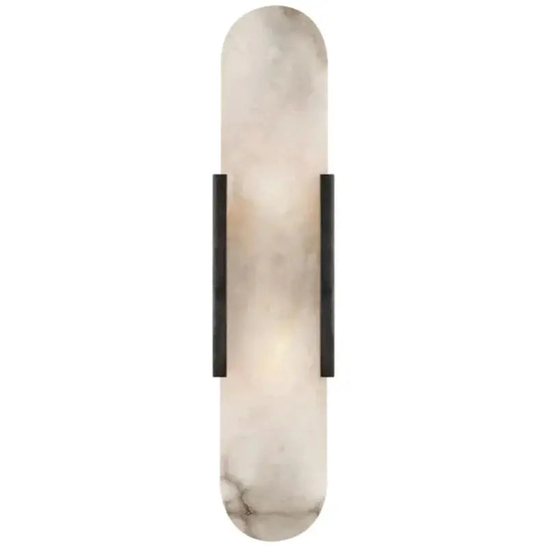 Alabaster Linear kitchen Wall Sconce 13.8&quot;H*4.05&quot;W Black  Wall Sconce [product_tags] Fabtiko