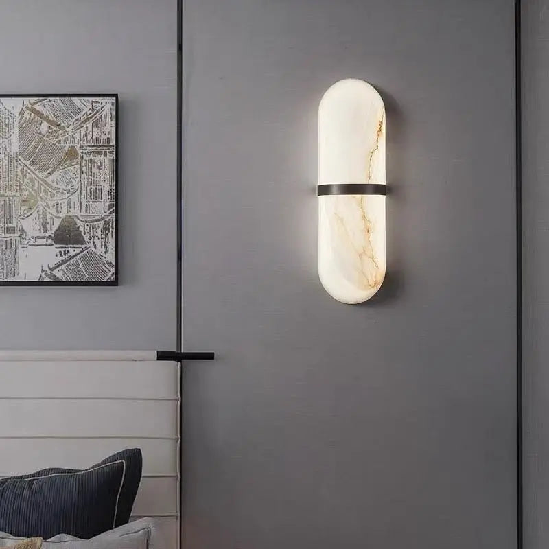 Alabaster Living Room Walls Light Fixture Black   Wall Sconce [product_tags] Fabtiko