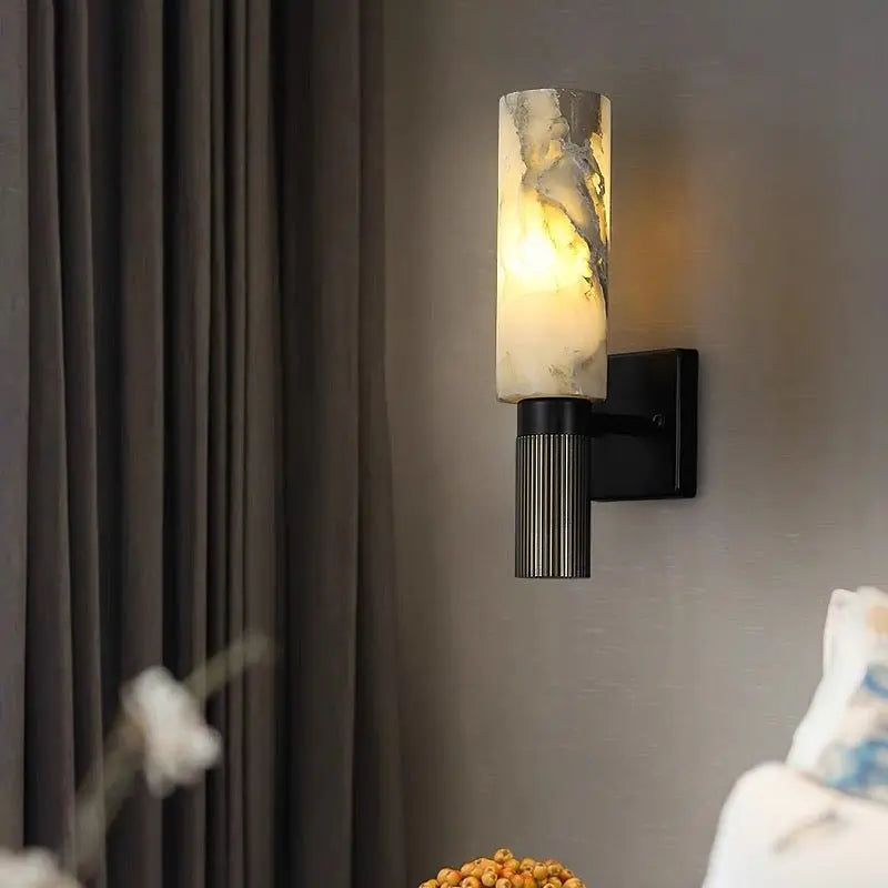 Alabaster Modern Wall Sconce Lighting    Wall Sconce [product_tags] Fabtiko