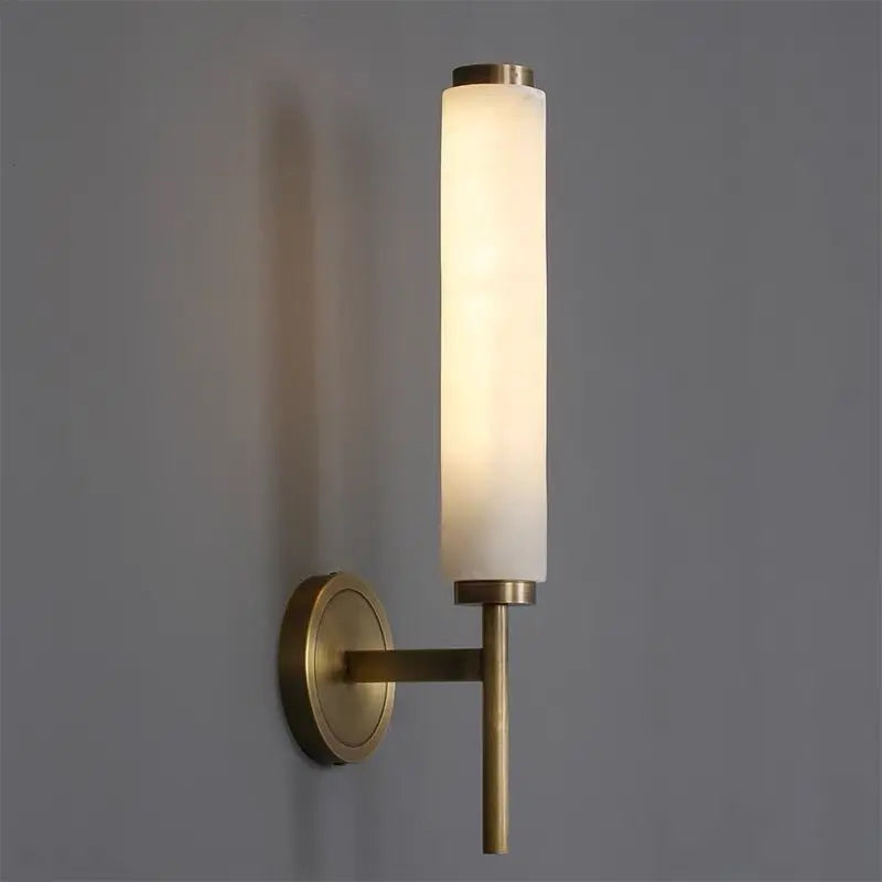 Alabaster Wall Lamps For Living Room 1 Lights   Wall Sconce [product_tags] Fabtiko