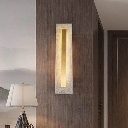 Alabaster Wall Lights Fixture For Living Room Style B: 5.51&quot;W*23.62&quot;H   Wall Sconce [product_tags] Fabtiko