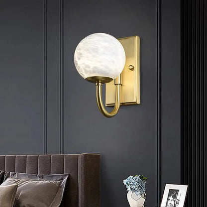 Alabaster Wall Lights For Bedroom    Wall Sconce [product_tags] Fabtiko