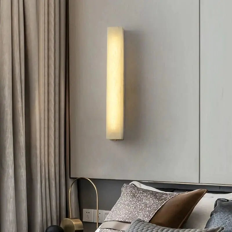 Alabaster Wall Sconce Linear Lights 3.15&quot;W*31.5&quot;H   Wall Sconce [product_tags] Fabtiko