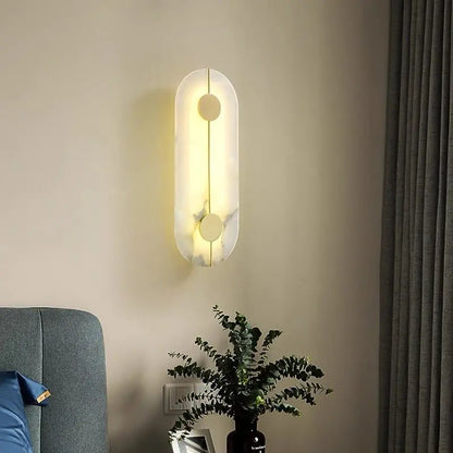 Alabaster Wall Sconce For Bedroom    Wall Sconce Fabtiko