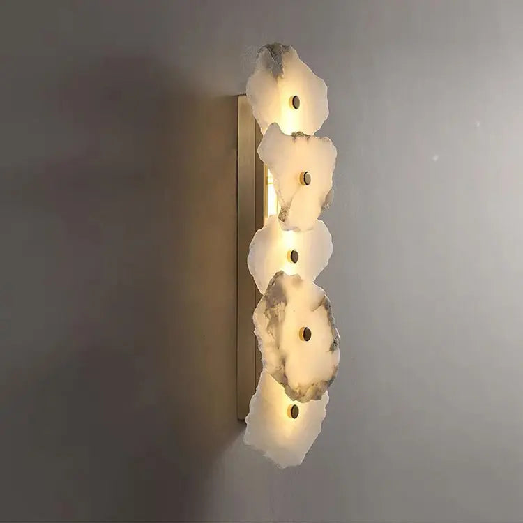 Real Alabaster Wall Sconces Modern    Wall Sconce Fabtiko