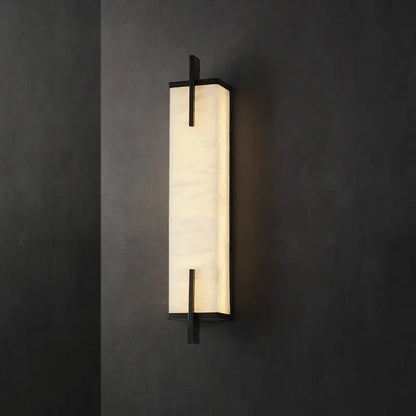 Real Alabaster Bedroom Wall Sconces Light    Wall Sconce [product_tags] Fabtiko